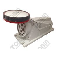 90Deg Surface Socket IP67 | 125A Current Rating | 415V 3P+E Configuration | Waterproof Protection | by Tobin