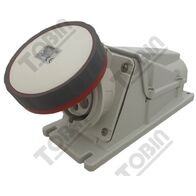 90 Degree Surface Socket IP67 | 63A Current Rating | 415V 3P+N+E | Space-Saving Design | by Tobin
