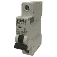 MCB EUREKA 1 Pole 10A C Curve | 6kA Breaking Capacity | by Tobin