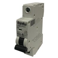 MCB EUREKA 1 Pole 2A C Curve Circuit Breaker | 6kA Breaking Capacity | by Tobin