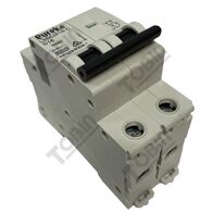 MCB EUREKA 2 Pole 16A C Curve | 6kA Breaking Capacity | by Tobin