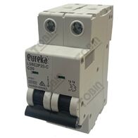 MCB EUREKA 2 Pole 20A C Curve Circuit Breaker | 6kA Breaking Capacity | by Tobin