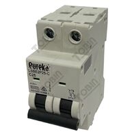 MCB EUREKA 2 Pole 25A C Curve Circuit Breaker | 6kA Breaking Capacity | by Tobin