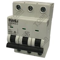 MCB EUREKA 3 Pole 20A C Curve Circuit Breaker | 6kA Breaking Capacity | by Tobin