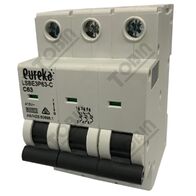 MCB EUREKA 3 Pole 63A C Curve Circuit Breaker | 6kA Breaking Capacity | by Tobin