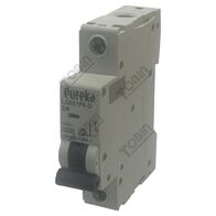 MCB EUREKA 1 Pole 16A D Curve Circuit Breaker | 10kA Breaking Capacity | High Inrush Current Protection | by Tobin