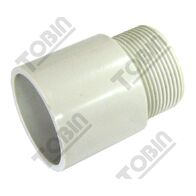 Conduit Fitting PVC 32mm Glue Lock Less Locknut | Durable PVC Construction | Secure Glue Type Locknut | by Tobin