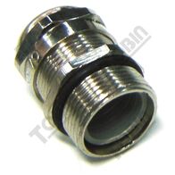 Cable Gland Metal M25 | 11-17mm Cable Range | Durable Metal Construction | Includes Locknut | by Tobin