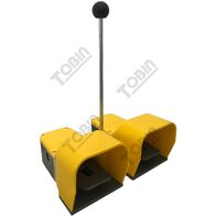 Foot Switch Plastic 240V 10A IP65 Dual Switch | Versatile Control | Durable Plastic Housing | by Tobin