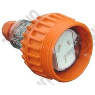 Extension Socket 3 Flat Pin 15A | 250V Rated | IP66 Dust & Water Protection | by Tobin