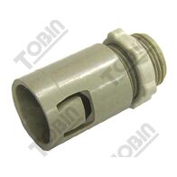 Conduit Fitting PVC 25mm Clip Lock | Includes Locknut | Secure Attachment | by Tobin