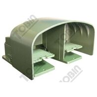 Foot Switch Metal 240V 10A | Dual Pedal Momentary Action | High Guard Protection | by Tobin