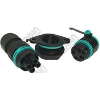 Tee Plug Complete 4P | IP68 Rated | 17.5A Current | 0.5-4.0mm Cable Diameter | by Tobin