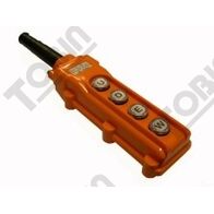 Hoist Switch 4 Button Single Speed | Ergonomic Pendant Design | Durable for Industrial Use | by Tobin