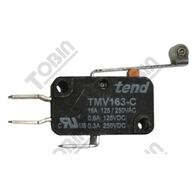 Compact Micro Switch 16A | Long Roller Lever Actuator | Space-Saving Design | by Tobin