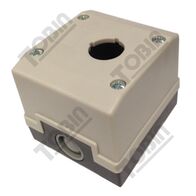 Pushbutton Enclosure Plastic 1 Hole | 22mm Size | Durable Construction | by Tobin