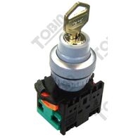 Selector Switch 3 Pos SP/Return Long Black | 1A1B Contacts | Durable Design | by Tobin