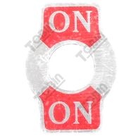 Toggle Switch On/On Label | Durable Plastic/Metal | Clear Labeling | by Tobin