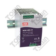 Power Supply 180-550VAC | 24V DC Output | 20A Current | DIN Rail Mountable | by Tobin