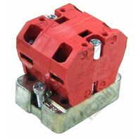Contact Block 2 N/C with Support Base | Reliable Switching | Compatible with 22mm Control Devices | by Tobin