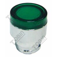 Pushbutton Illuminated Green | 22mm Mounting Size | Durable Design for Industrial Use | by Tobin