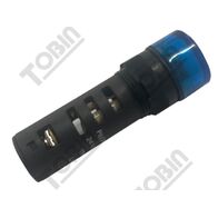 Pilot Light 16mm LED | 24VAC/DC Operation | Blue Indicator Light | by Tobin
