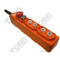 Hoist Switch Waterproof 4 Button | IP65 Rated | Emergency Stop | Robust Construction | by Tobin