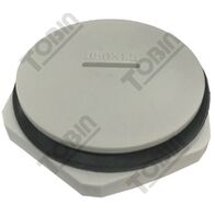 Enclosure Accessory Blanking Plug | M50 Plastic Screwed Design | Durable Nylon Construction | Secure Lock Nut | by Tobin