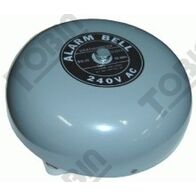 24VAC Industrial Bell | 95dB Sound Output | 6 Inch Diameter | Grey Finish | by Tobin