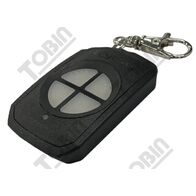 433MHz 4CH Black Transmitter | 4 Channel Control | Up to 50m Range | by Tobin