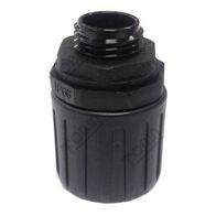 Conduit Fitting Straight 21 mm 20 Thread | IP66 Rated | Durable Nylon | Black Color | by Tobin