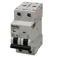 MCB EUREKA 2 Pole 10A C Curve Circuit Breaker | 6kA Breaking Capacity | by Tobin