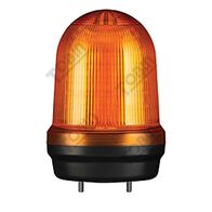 Warning Light IP65 Amber LED | 80dB Sound Output | 12-24VDC | 125mm Diameter | by Tobin