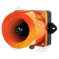 Warning Light Sounder | 115dB Output | IP66 Rated | Amber Color | by Tobin