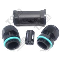 Inline Connector 2P | IP68 Rated | 32A Current | 0.5-4.0mm Cable Compatibility | by Tobin