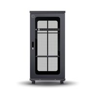 27RU Free Standing Server Cabinet | Fully Assembled | Locking Doors & Removable Side Panels | by SERVEREDGE