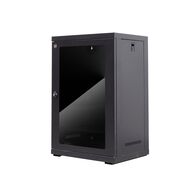 Serveredge 18RU Fully Assembled Wall Mount Cabinet | Steel Construction | Powder Coated Finish | by SERVEREDGE