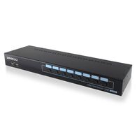 8-Port HDMI USB KVM Combo Switch | Audio & Mic Support | USB Hub 2.0 | by SERVEREDGE