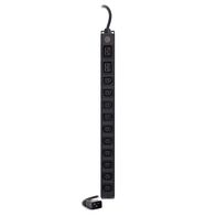 IEC PDU 12 Port Power Distribution Unit | 10 IEC C13 Outputs | 3m Cable | 16A Current Rating | by SERVEREDGE
