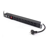 8 Port IEC PDU | 8 IEC C13 Outputs | 10A Power Rating | by SERVEREDGE