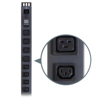 Vertical 20 Port PDU | 16 IEC C13 Outlets | Basic Metered Power Monitoring | by SERVEREDGE