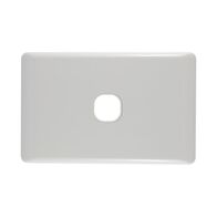 1 Gang Wall Plate | Clipsal Compatible | Durable White Finish | Easy Installation | by SERVEREDGE