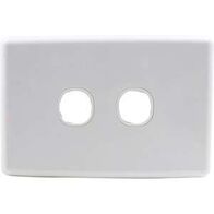 2 Gang Wall Plate | Clipsal Compatible | Durable White Finish | Easy Installation | by SERVEREDGE