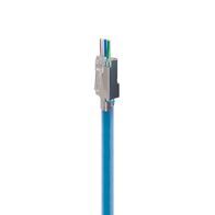 RJ45 Cat6A Shielded Pass Through Connector | Fast Termination | Pack of 10 | by SERVEREDGE