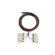 Serveredge ST Pigtail OM1 | 1 Meter Length | 6 Fiber Strands | Multimode Fiber | by SERVEREDGE