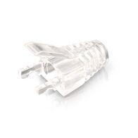 RJ45 Cat6 Clear Strain Relief Boot | Flexible Plastic | Easy Cable Identification | @Bag of 10 | by SERVEREDGE