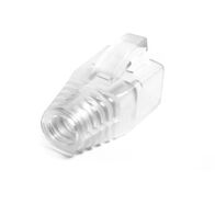 RJ45 Cat6A Clear Strain Relief Boot | 7mm OD | Protects Against Cable Bending | Bag of 10 | by SERVEREDGE