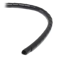 10m Spiral Cable Wrap | 10mm Diameter | Flexible Plastic | Black | by SERVEREDGE