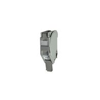 DIN Mount Single Keystone Jack Module | DIN Rail Compatible | Robust Construction | Black | by SERVEREDGE