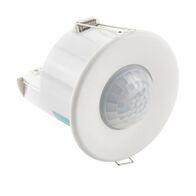 CP Electronics 1-10V Analogue Dimming Mid Range IP40 Ceiling Flush Mounted PIR Presence/Absence Detector up to 10 (10 x 2mA 1-10V)